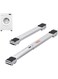 Appliance Rollers Heavy Duty, Extendable Appliance Rollers Mobile Washing Machine Base, Easily Move Washing Machines, Mini Fridge Stand Moving Cart for Refrigerators, Dryers, Dishwashers, White