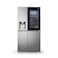 LG French Door Refrigerator With Water Dispenser Linear Inverter Insta View Smart ThinQ Tempered Glass Color Silver Model &ndash; GCX267CSHS