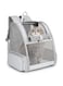 CENXI Cat Backpacks for Carrying Cats, Cat Carrier Backpacks, Airline Approved Pet Carriers for Small Dogs, Dog Travel Backpack Carrier, Cat Bag Carrier w/Cat Toy for Kitten Puppy Bunny (gray)