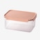 LocknLock Classic Plus Rectangle Food Container 4.4L &ndash; Pink, 4-Side Locking, Stackable &amp; Leakproof
