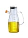 Borosilicate Oil Dispenser &amp; Stoppers Bottle with Handle, Olive Oil Dispenser Glass Bottle 1L