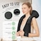Neck and Shoulder Massager with Heat, Deep Tissue Shiatsu 3D Kneading Massager for Muscle Relaxation &amp; Pain Relief, Ideal for Shoulder, Home and Office, Gifts (Black)