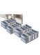 4 Pack 9 Grids Wardrobe Clothes Organizer, Visible Foldable Closet Organizers, Compartment Storage Closet Cabinet Organizer,Underwear Mesh Storage Boxes With Side Handles