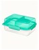 Sistema 1.8 liter Lunch Stack to Go Rectangle Teal