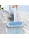 PawPawU&reg; Pet Hair Remover, Reusable Cat and Dog Fur Lint Removal Brush for Carpet, Fabric Furniture, Couch, Upholstery, Car Interior, Bed Sheet &amp; More, Say Goodbye to Wasteful Sticky Refills (Blue)