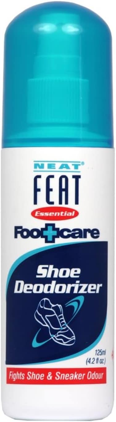 Neat Feat Shoe Deodoriser To Fight Shoe &amp; Sneaker Order, Keeps Feet Dry, Comfortable And Free Of Odor, Contains Antiperspirant To Reduce Wetness, Safe To Use, 125ml