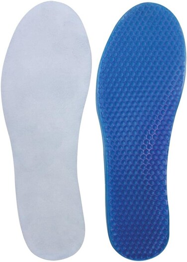 نيت فيت نعل داخلي جل لتدليك القدم، يوفر الراحة والتبطين طوال اليوم، تصميم خلية النحل يحفز تدفق الدم، يخفف التوتر من العمود الفقري والركبتين والكاحل والقدمين للرجال