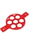 COOLBABY Pancake Molds Silicone Baking Mould, Egg Maker Flipper Ring, Nonstick Round Rings 7 Circles
