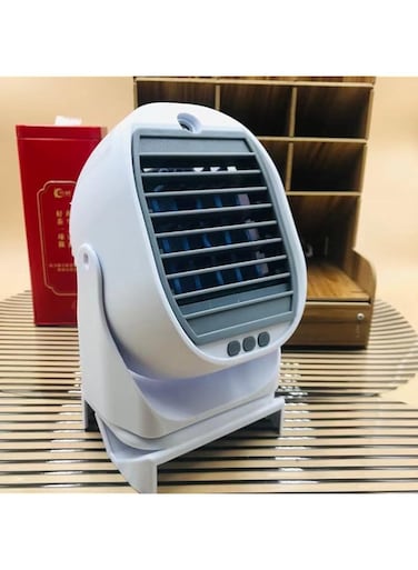 Freon Fan 2in1 Air Cooler 360 Digree Rotate Mini Conditioner white-gray, 360-2