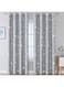 WUBODTI Grey 100% Blackout Curtains for Kids Bedroom Nursery 96 Inch Length 2 Panel Sets, Silver Foil Shiny Big Star and Moon Room Darkening Space Theme Window Curtain for Boys Baby, 52 x96 Inch