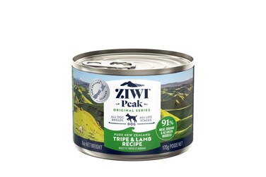 Ziwi Peak Tripe and Lamb Recipe Wet Dog Tin-170G