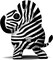 EUGY 3D ZEBRA PUZZLE