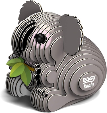 EUGY 3D Eco-Friendly Educational Puzzle Kit &ndash; DIY Cardboard Model, Sustainable Craft &amp; Learning Toy for Kids &amp; Adults