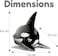 EUGY 3D Orca Paper Puzzle &ndash; Eco-Friendly DIY Cardboard Killer Whale Model Kit, Educational &amp; Decorative Craft for Kids &amp; Adults