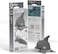 EUGY 3D Dolphin Paper Puzzle &ndash; Eco-Friendly DIY Cardboard Dolphin Model Kit, Educational &amp; Creative Craft for Kids &amp; Adults