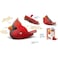 EUGY 3D Cardinal Bird  Paper Puzzle &ndash; Eco-Friendly DIY Cardboard Killer Whale Model Kit, Educational &amp; Decorative Craft for Kids &amp; Adults