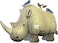 EUGY 3D Rhino Puzzle &ndash; eco-friendly 3D cardboard model kit for kids, 24-piece educational animal craft toy for boys &amp; girls ages 6+