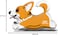EUGY 3D Welsh Corgi Dog Eco-Friendly Paper Puzzle Kit &ndash; DIY Cardboard Animal Model, Creative &amp; Educational Craft Toy for Kids &amp; Adults