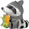 EUGY 3D Raccoon Paper Puzzle &ndash; Eco-Friendly DIY Cardboard Raccoon Model Kit, Educational &amp; Creative Craft Toy for Kids &amp; Adults