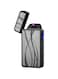Double arc plasma lighter windproof USB rechargeable flameless lighter that can be used as a candle lighter and camping l