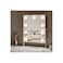 Glam Shine Makeup Mirror with 9 LED Lights &amp; 3 Color Modes