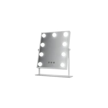 Glam Shine Makeup Mirror with 9 LED Lights &amp; 3 Color Modes