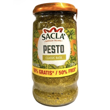 Sacla Classic Basil Green Pesto, 290g
