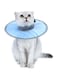 Waterproof Cat Recovery Collar, Adjustable Pet Cone Collar, Protective Cat Neck Cones to Stop Licking Wounds, Lightweight Kitten Cones After Surgery, Elizabethan E Collar for Cats, Small Dog, Puppy