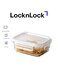 Tempered Glass Rectangle 370ml &acirc;&euro;&ldquo; Airtight Food Container with 4-Side Locking Lid, Microwave, Freezer &amp; Dishwasher Safe