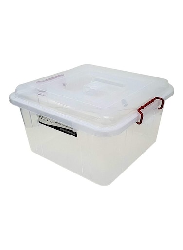 Plastic Storage Box White 40x40x22cm
