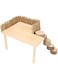 Cryfokt Multifunctional Wooden Hamster Climbing Hamster Climbing Sugar Glider Training Company