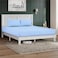 Zen&Atilde;&cent;&acirc;&euro;ž&Acirc;&cent; Premium Quality TC 250 Cotton Rich Fitted Sheet Set - Blue, Queen