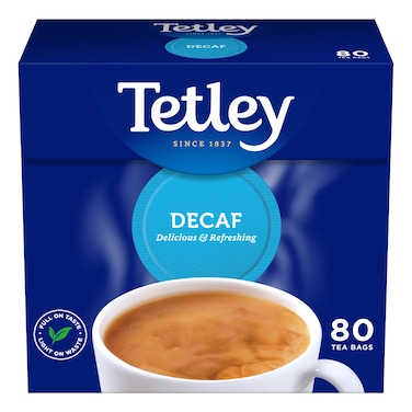Tetley Decaf Tea Bags 80 Tea Bags