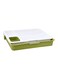 Expandable Plastic Cutlery Storage Tray And Organiser Green 6x28x36cm
