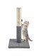 Mumoo Bear Cat Scratching Post, 52cm Scratching Post for indoor Cats, Kitten Scratching Post, Cat Scratcher with Natural Sisal Rope and Interactive Ball
