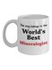 World's Best Mineralogist Printed Coffee Mug White
