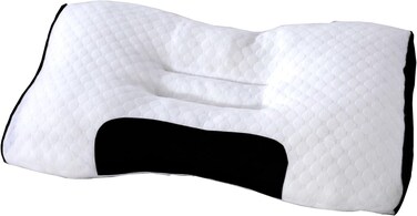 Zen Gentle Cervical Bamboo Air Flow Neck Support Pillow - Ergonomic Contour Design for Neck &amp; Spine Alignment