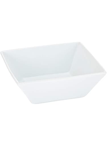 Harmony 6 Inch Square Bowl - White
