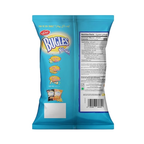 Tiffany Bugles Tomato Ketchup Corn Snacks, 125g