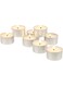 Stonebriar Bulk 50 Pack Unscented Smokeless Long Tea Light Candles with 8 Hour Extended Burn Time, White, Count