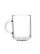 2 Pieces Iconic Glass Mug Set 330 Ml Clear