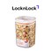 LocknLock Easy Grip Canister Square 1.7L &ndash; One-Touch Lid, Transparent, Easy to Hold, Dishwasher Safe