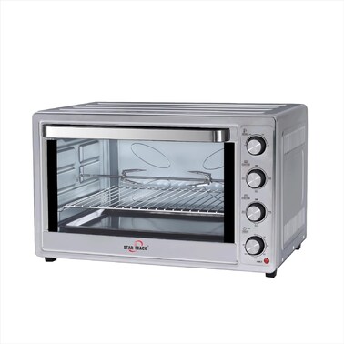 STAR TRACK ST-100SSW-E02200 100L Electric Oven, Self-Clean, Rotisserie &amp; Convection   2200W   120-Min Timer   8 Heating Elements   Perfect for Baking, Grilling &amp; Roasting