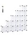 16-Cube Storage Unit, Shoe Rack, DIY Shelving System, Stackable Cubes, PP Plastic Shelf, Wardrobe, Closet Divider, for Bedroom, Office, 31 x 153 x 153 cm, White