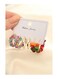 Colorful Natural Stone Detail Earring Set