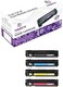 Compatible LBP7110CW Toner Cartridge, Replacement for 131H LBP7110CW MF624CW MF628CW MF8280CW Toner(131 Black, 131 Cyan, 131 Yellow, 131 Magenta-4Pack)