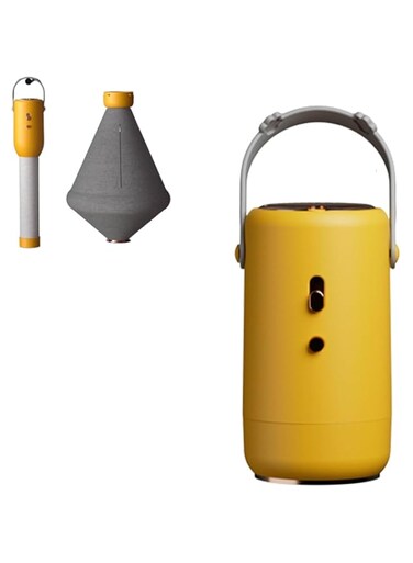 TOMVAES Mini Dryer, Portable Dryer Machine for Clothes, With Uv Lamp And Large Cloth Cover, Travel Clothes Dryer Suitable for Socks, Tank Tops, Panties, Underwear (Yellow)