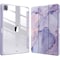 TRON Case For iPad Pro 11 inch (2022/2021/2020), Upgraded Military Grade Shockproof Protector Silicone iPad Pro 11 4th Gen Cover Pencil Holder Purple