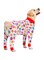 Dog Recovery Suit Large Dog Pajamas Onesie Dog Surgery Recovery Suit Full Belly Coverage Dog for Medium Large Dogs Clothes (White Skull Head, 28)