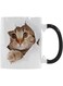 Your Wall Heat Changing Mug, Funny Cat Heat Changing Ceramic Coffee Mug, 12 Oz Heat Sensitive Color Changing Coffee Mug Cup by Spoil Your Wall
